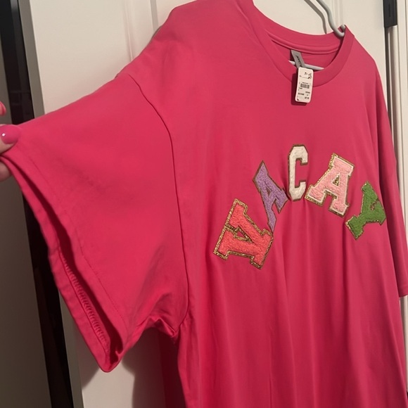 NWT 2X Vacay Vacation T shirt Gildan Pink 🏝️ Cotton Cute and Fun! - Picture 3 of 7